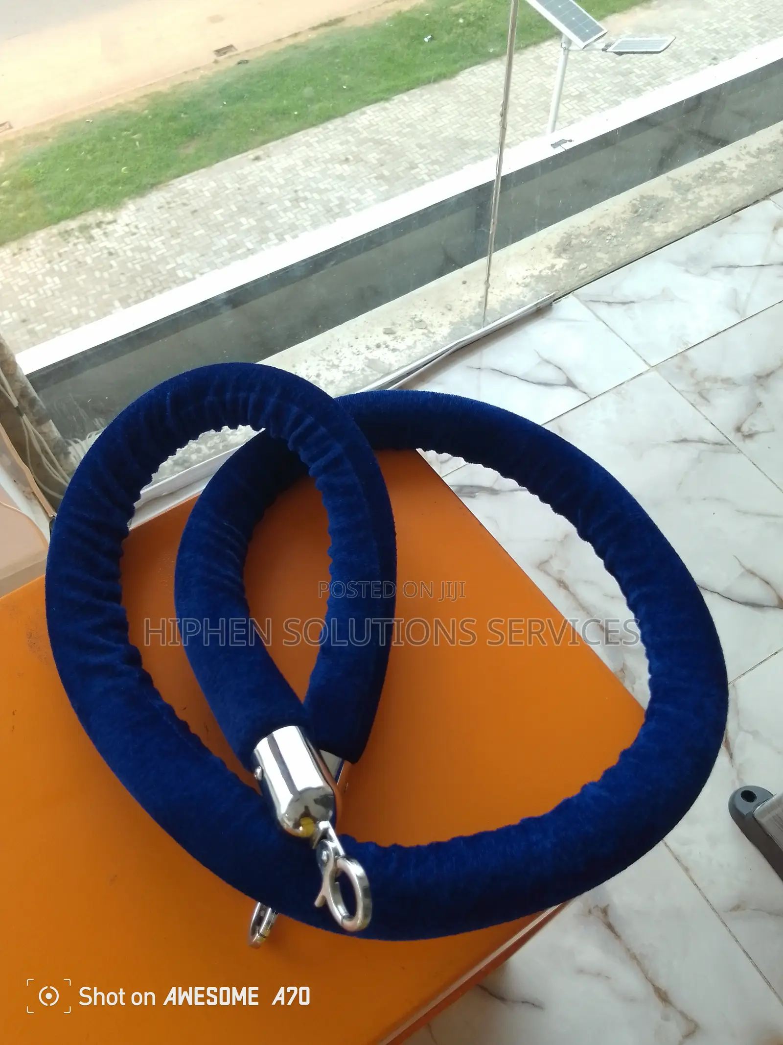 Queue Line Divider Cord For Entrance Party Yellow 2m