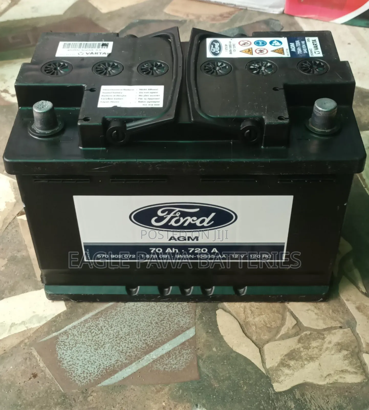 Ford AGM Car Battery 12v 75ah