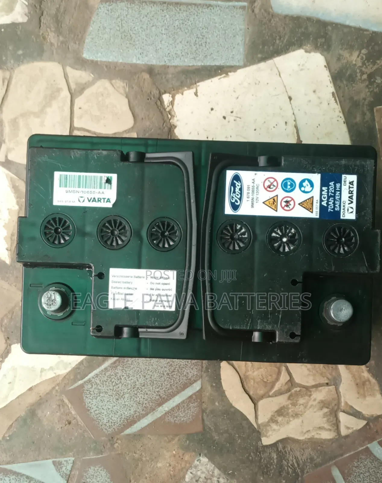 Ford AGM Car Battery 12v 75ah