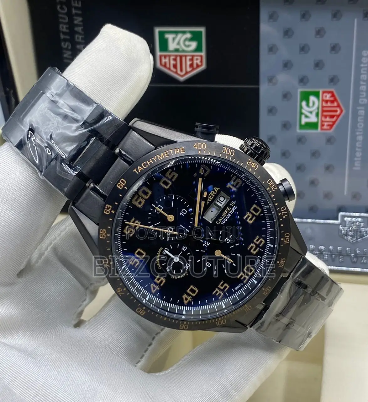 Original Carrera Calibre 16 Chronograph Silver Chain Watch