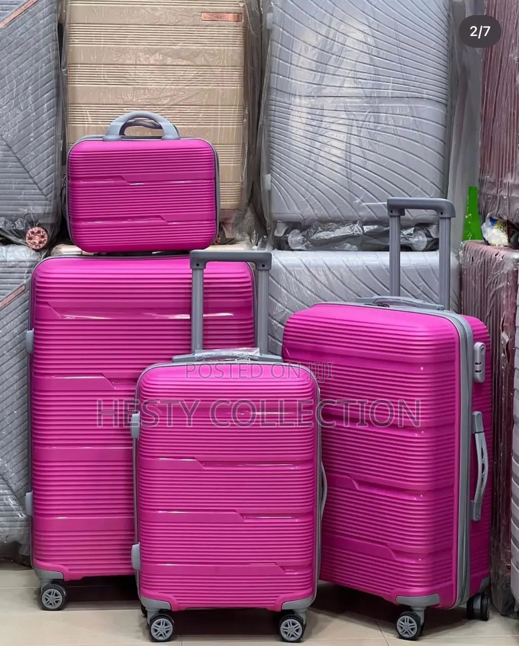 Luxury Quality Luggage Plastic Rubber Traveling Hand Bag Box