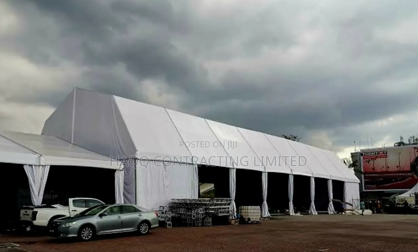 100 Capacity Seaters Tent Construction