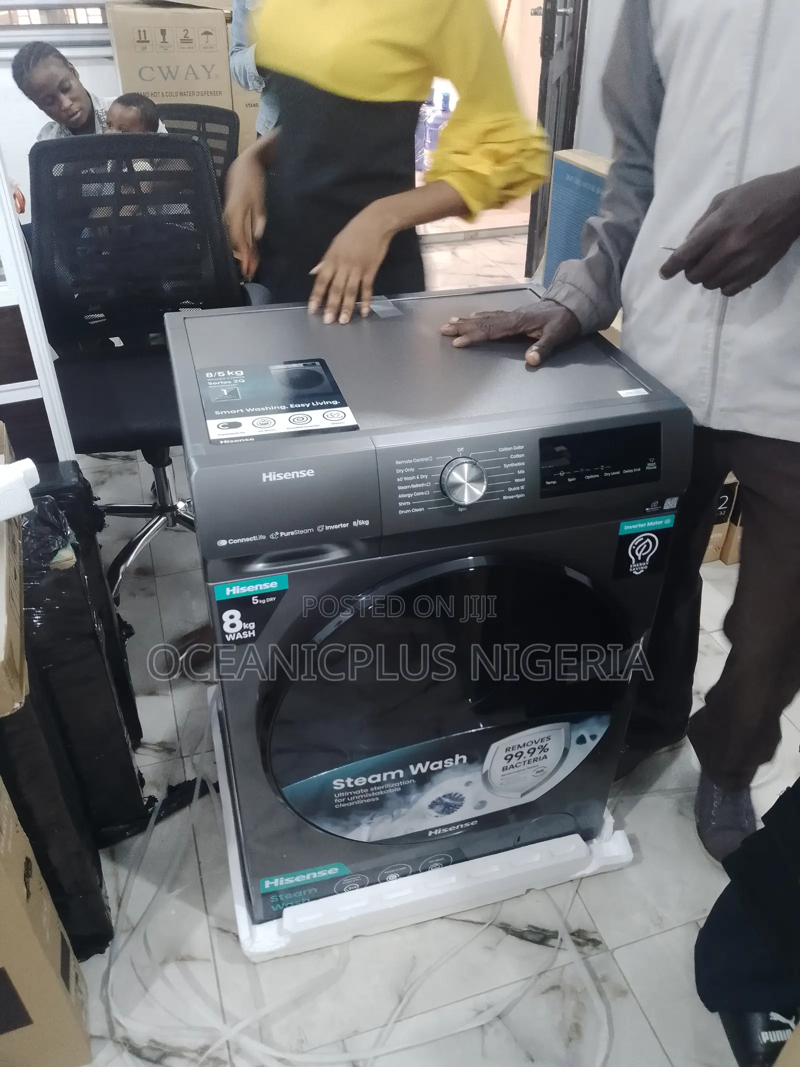 High Standard 8kg Hisense Automatic 2in1 Washing Machine