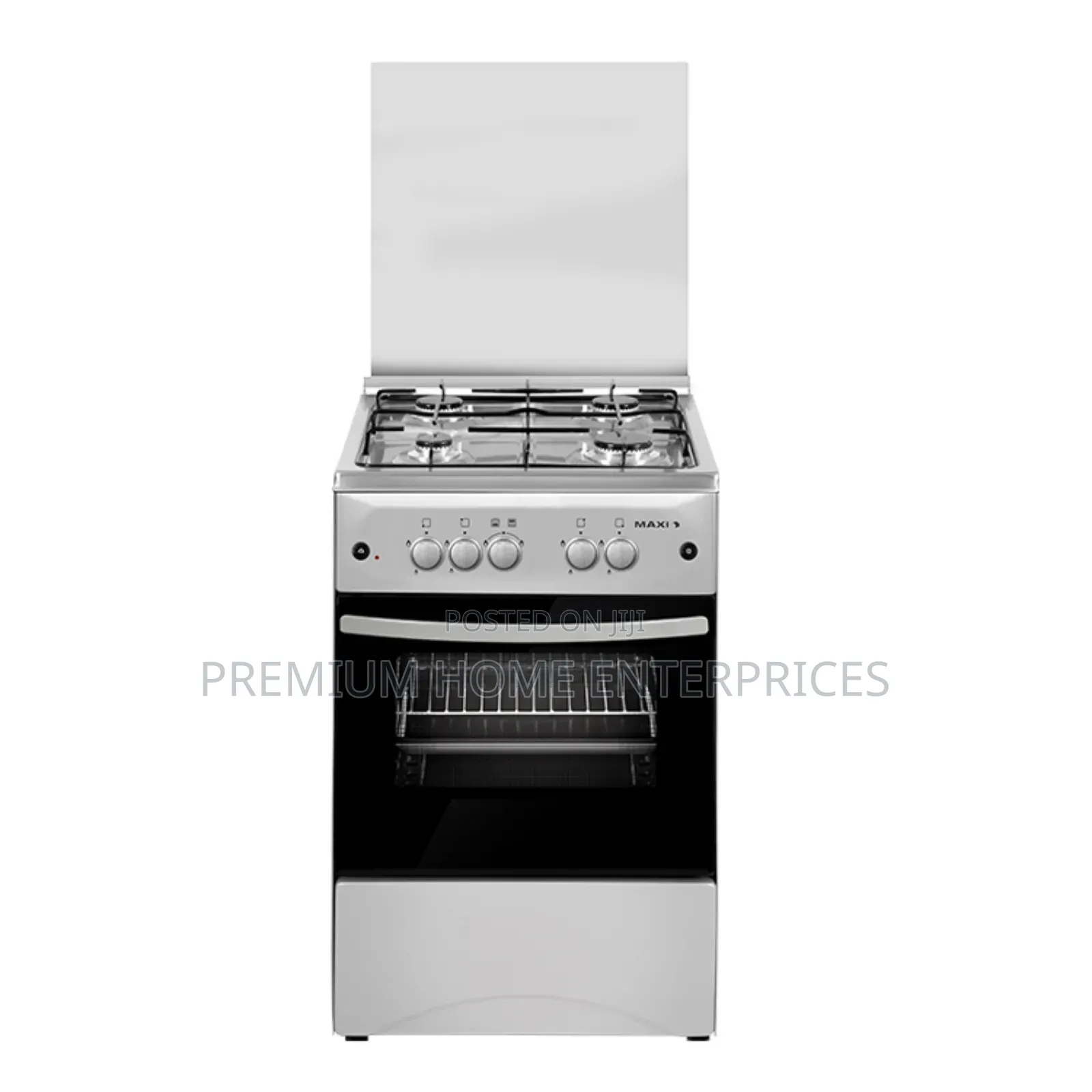 Maxi 50x50 4B Standing Gas Cooker, IGL, Inox Oven