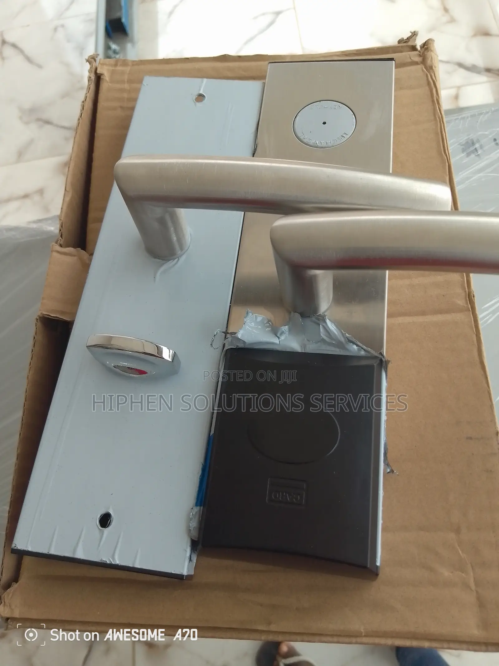 ALPHAR 01 Silver Hotel Card Lock