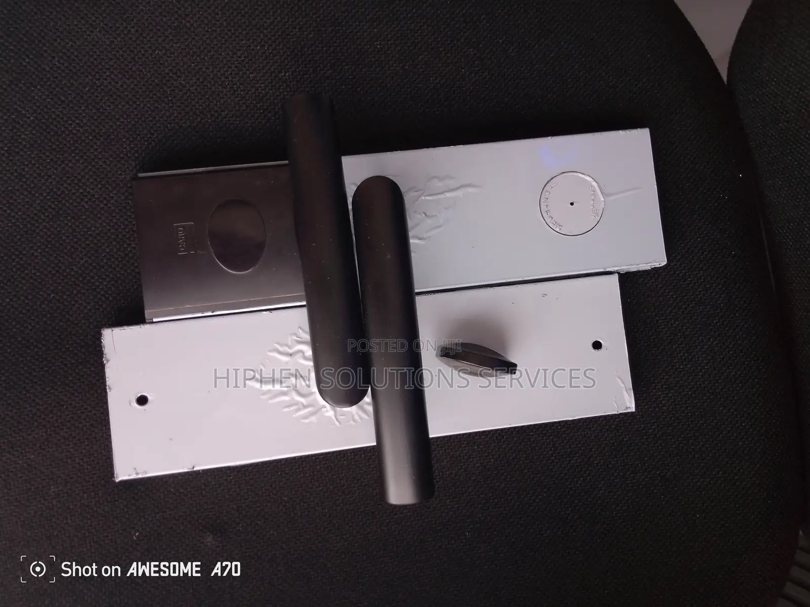 Portable ALPHAR 01 Black Hotel Card Lock
