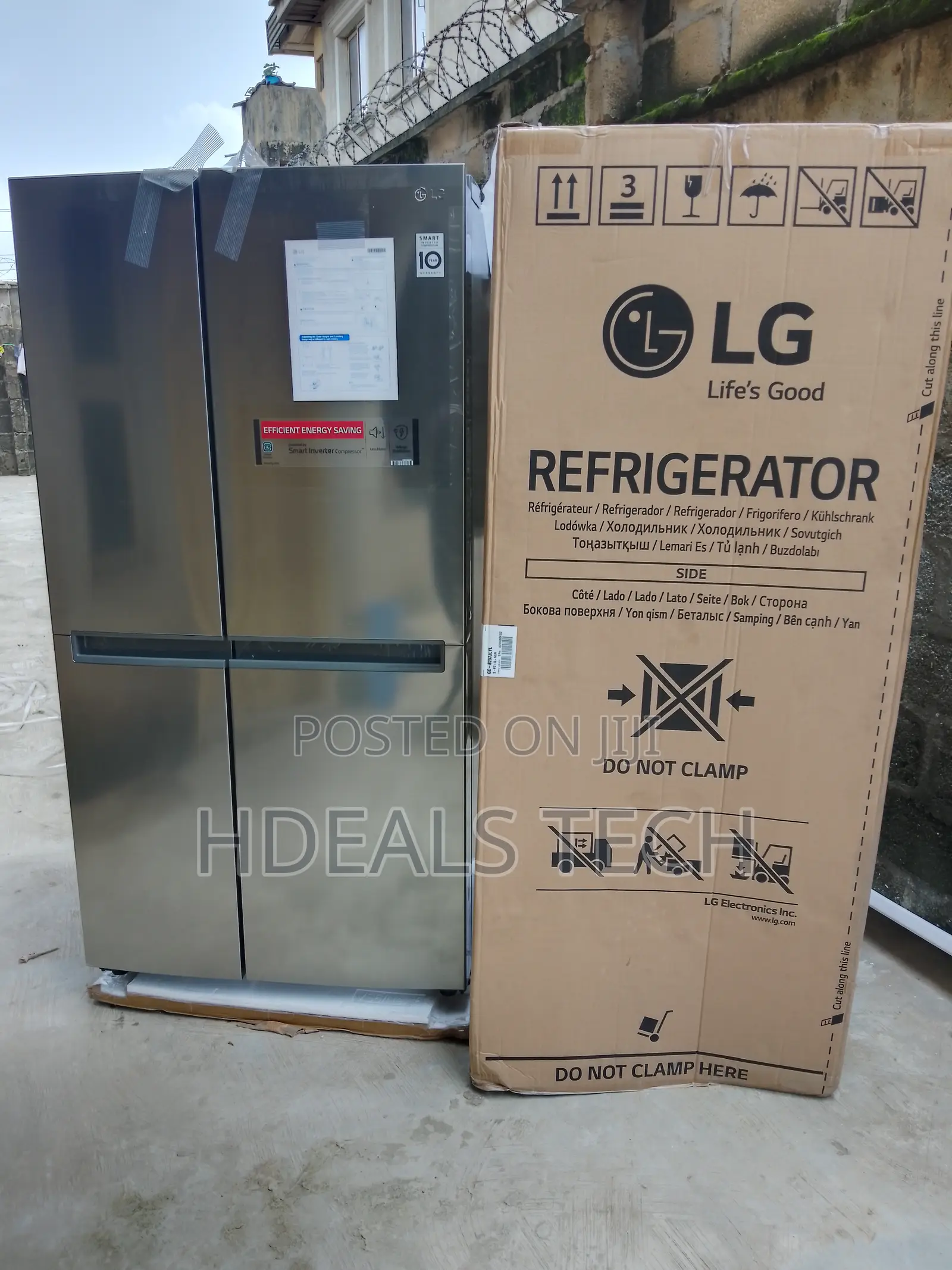 LG 688L Refrigerator Side by Side Door - REF257-JLY-B