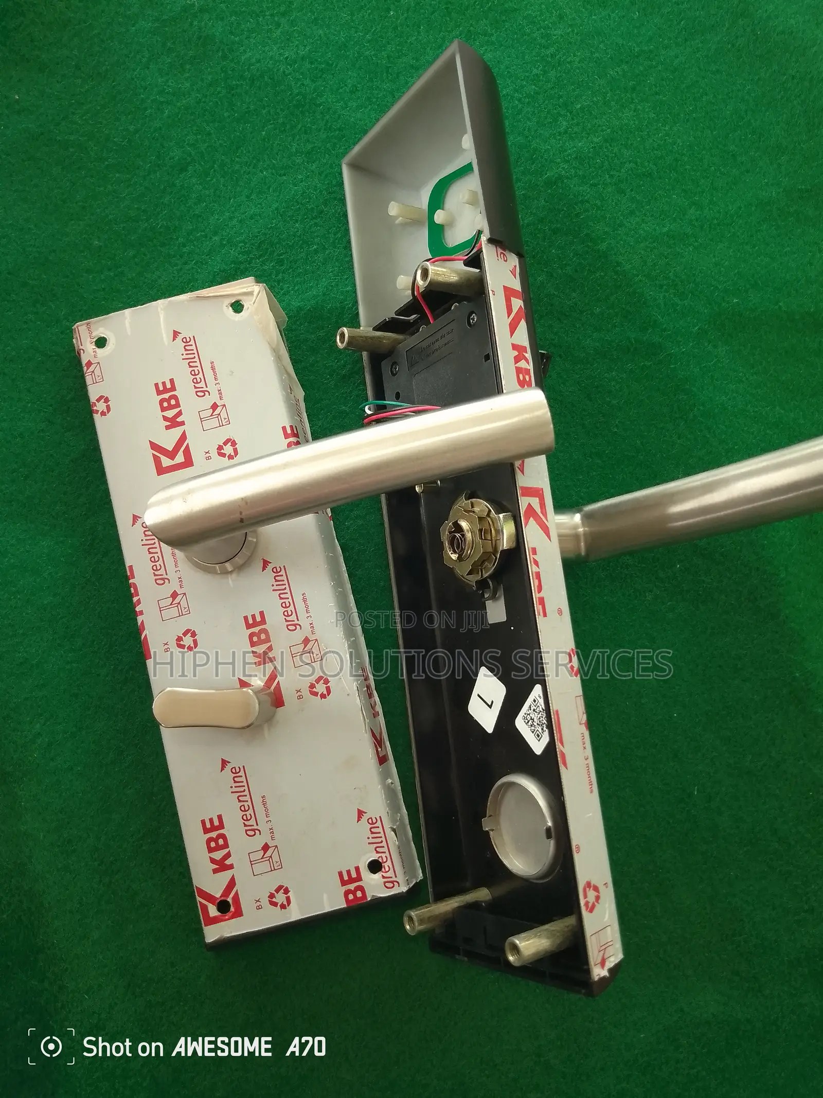 Silver Hotel Key Card Lock Hotel Door Lock