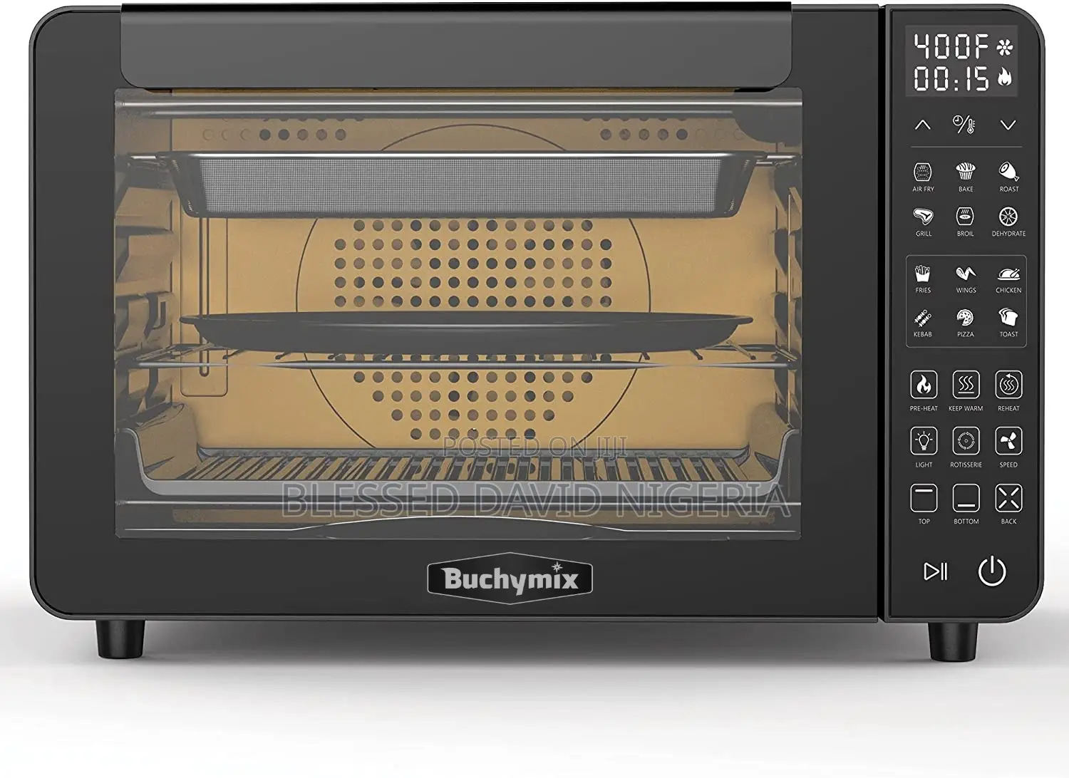 Professional Dehydrator Air Fryer Oven With 3D Heating
