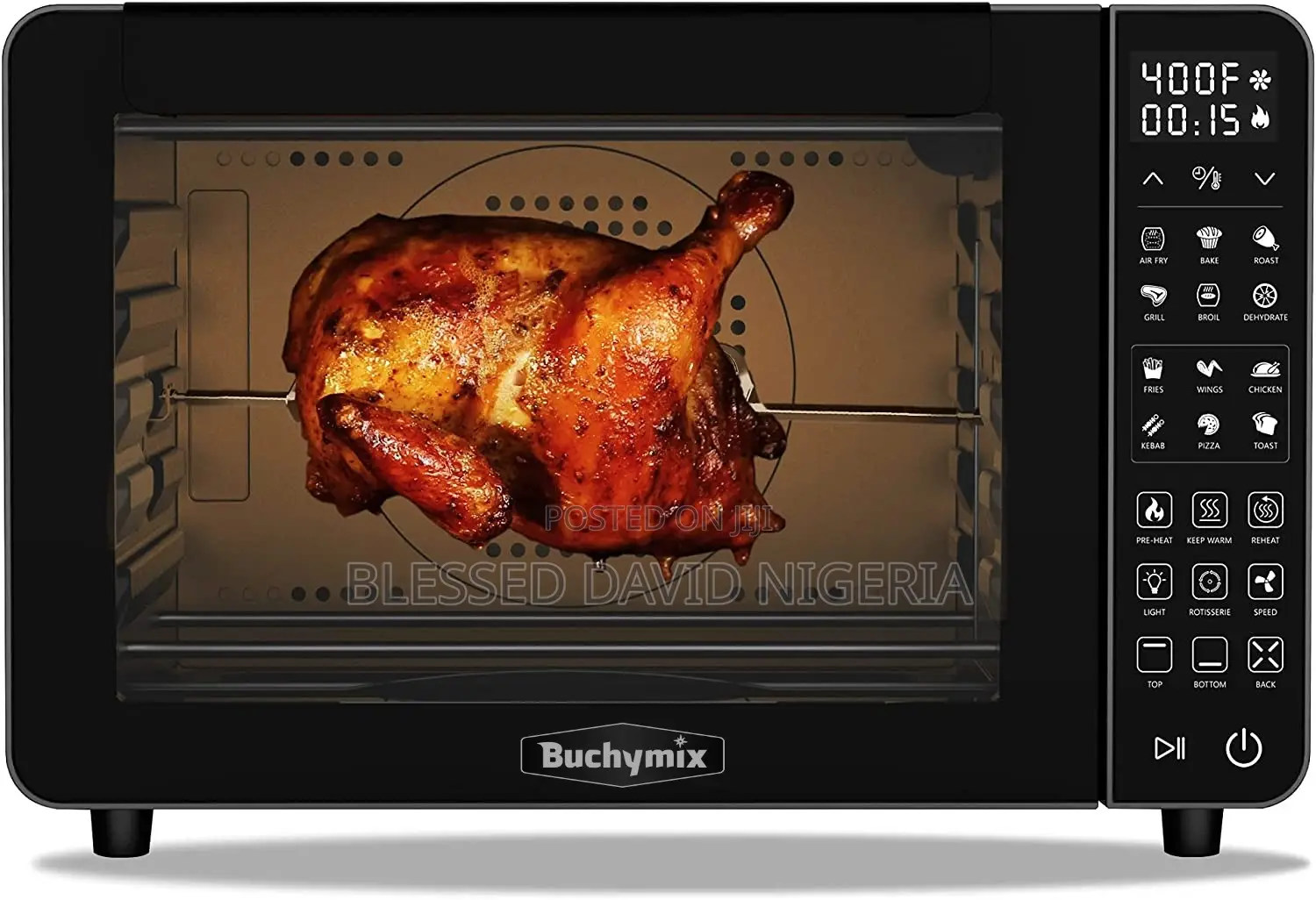 Professional Dehydrator Air Fryer Oven With 3D Heating