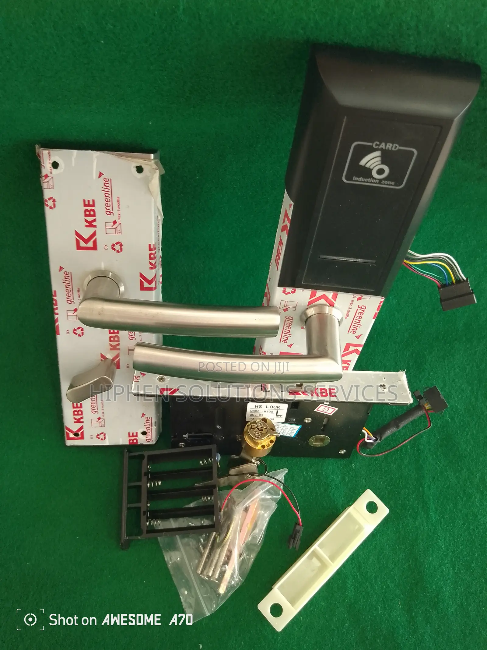 HS 02 Card Hotel Door Lock System With Programming Encode