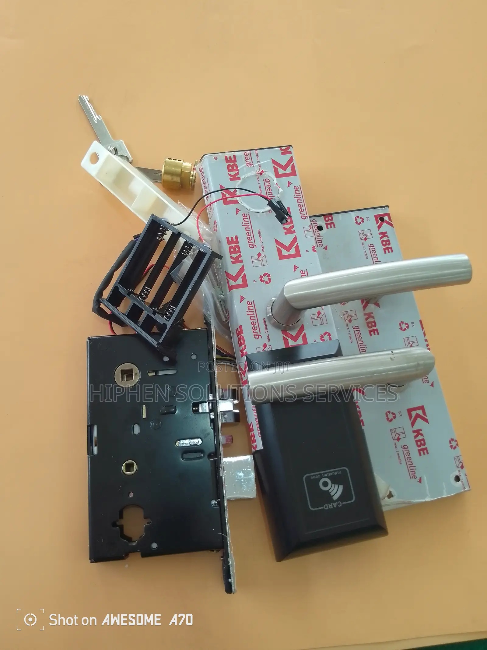 Hotel Smart Door Lock Silver Electronic Door Lock