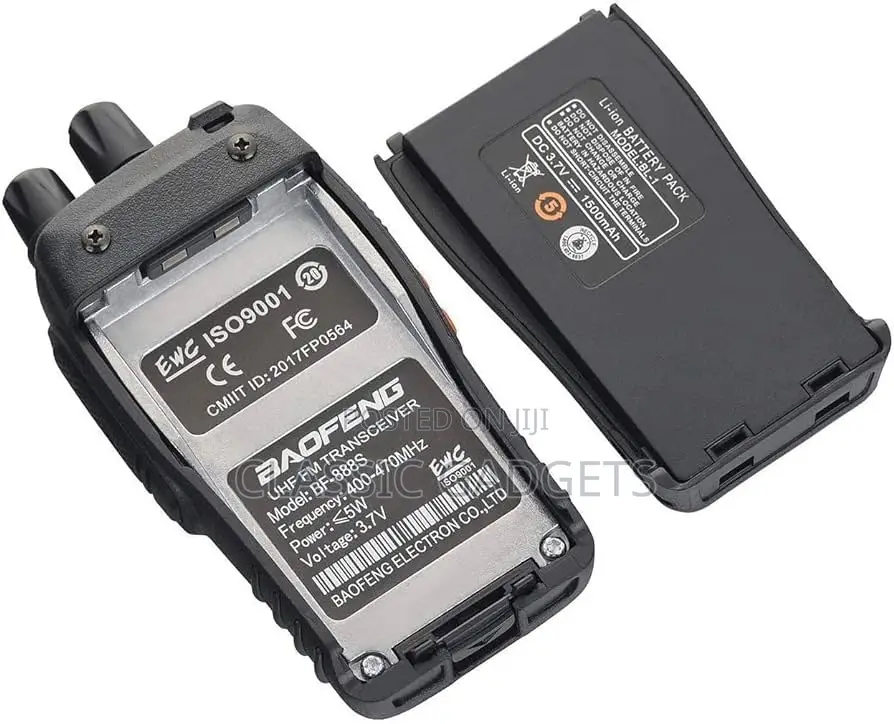 Baofeng Walkie Talkies Bf-888s Rechargeable Two-Way Radios