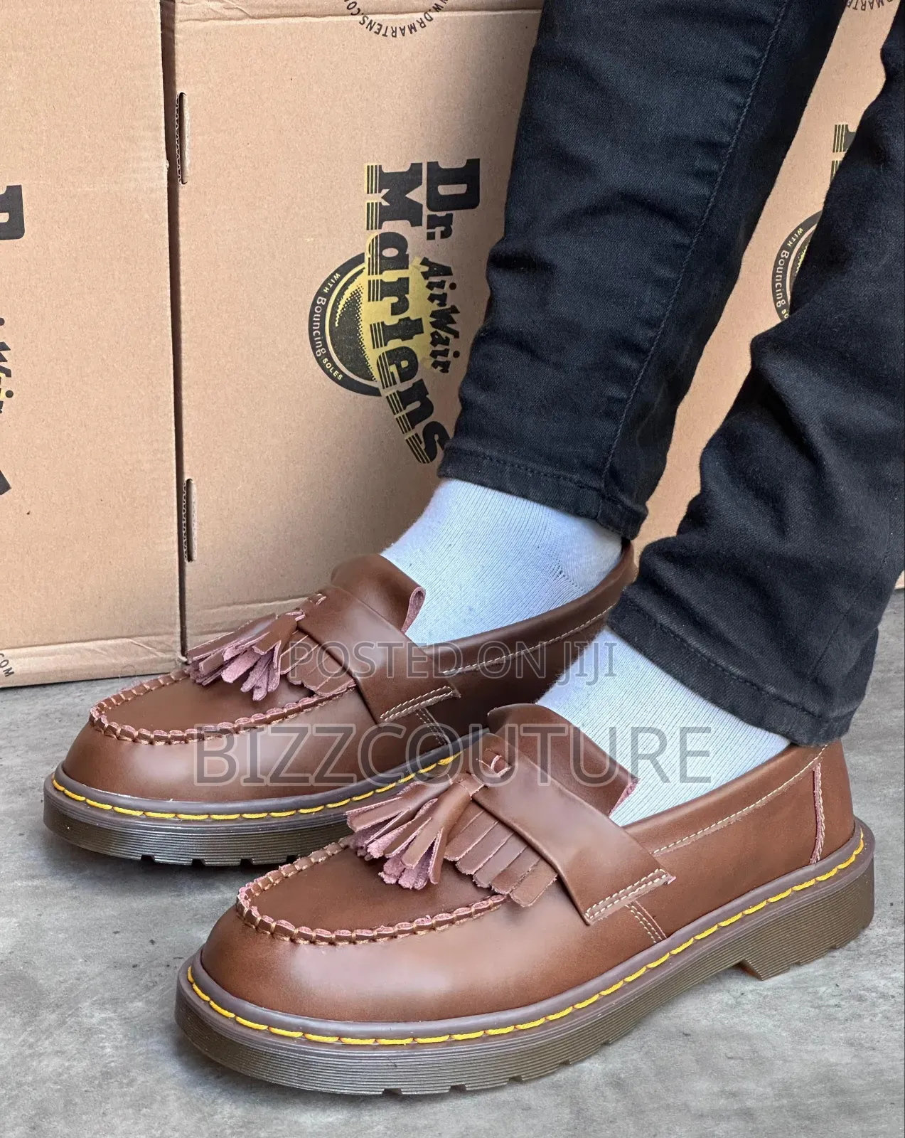 Original DR MARTENS Adrian Tassel Loafers Available Instore