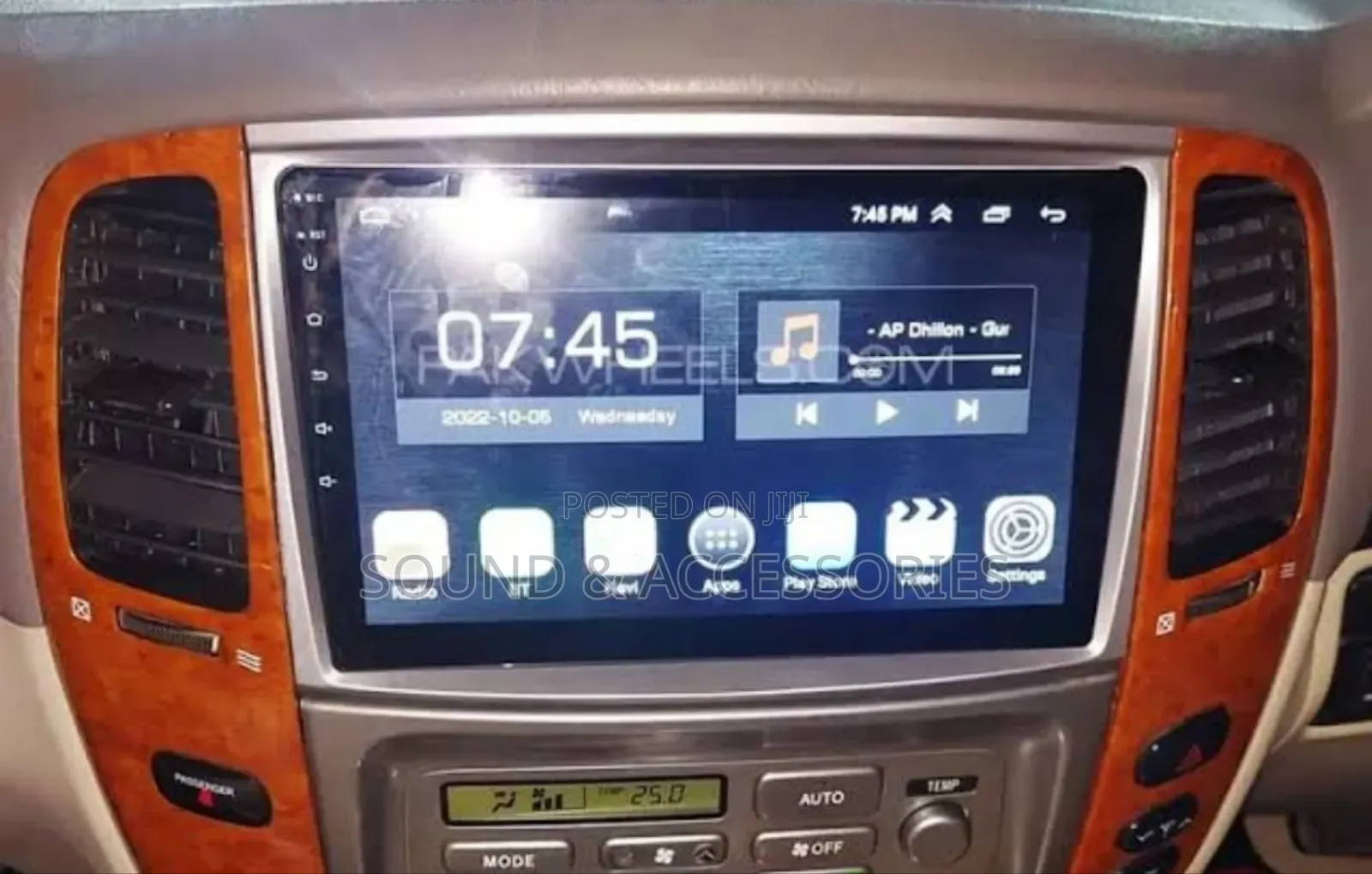 Toyota Landcruiser 1999-2007 Android GPS Navigation System