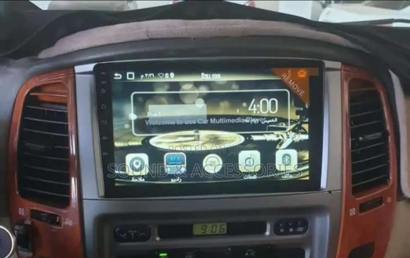 Toyota Landcruiser 1999-2007 Android GPS Navigation System