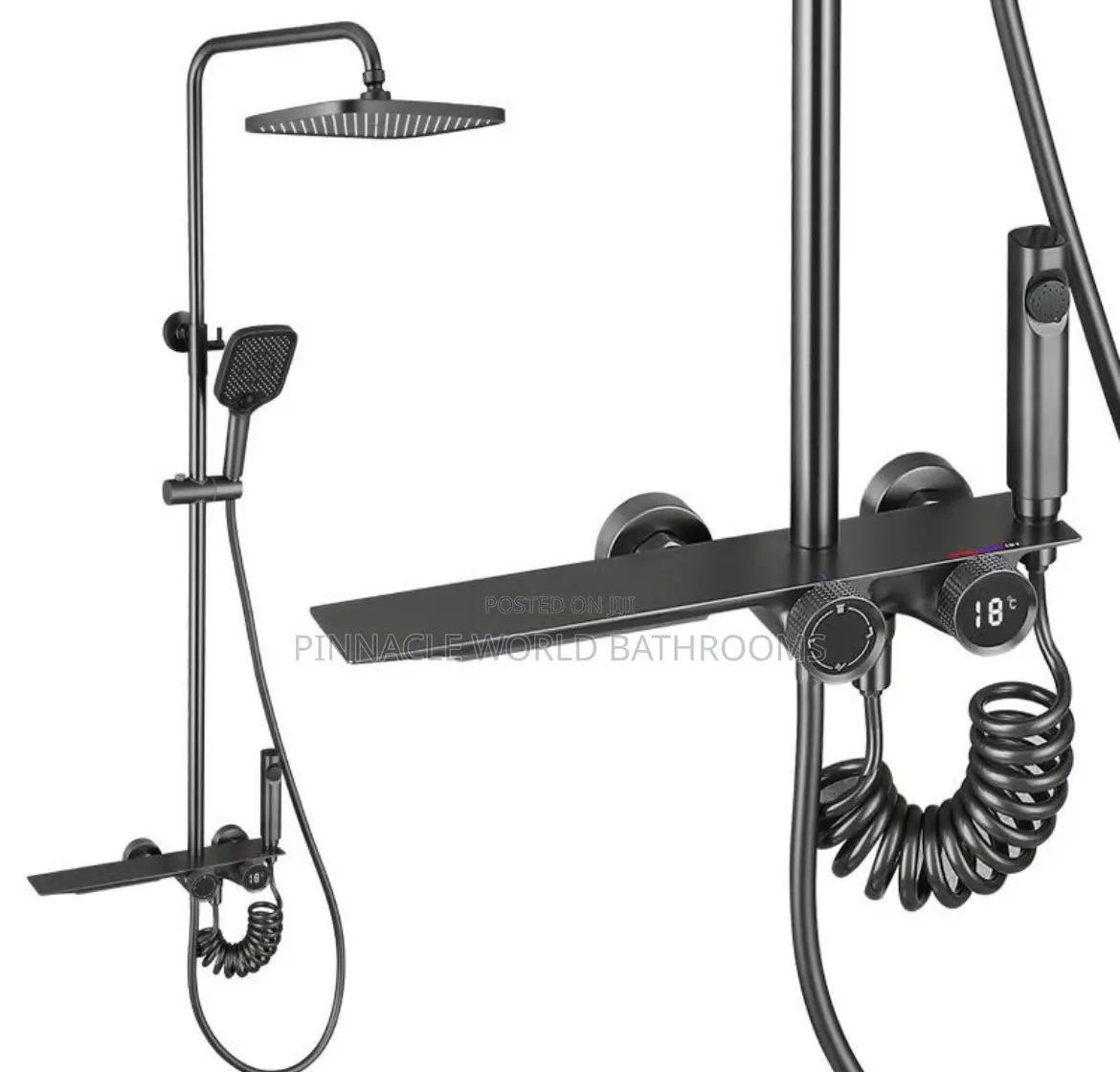 England High Quality Digital Display Standing Shower Set