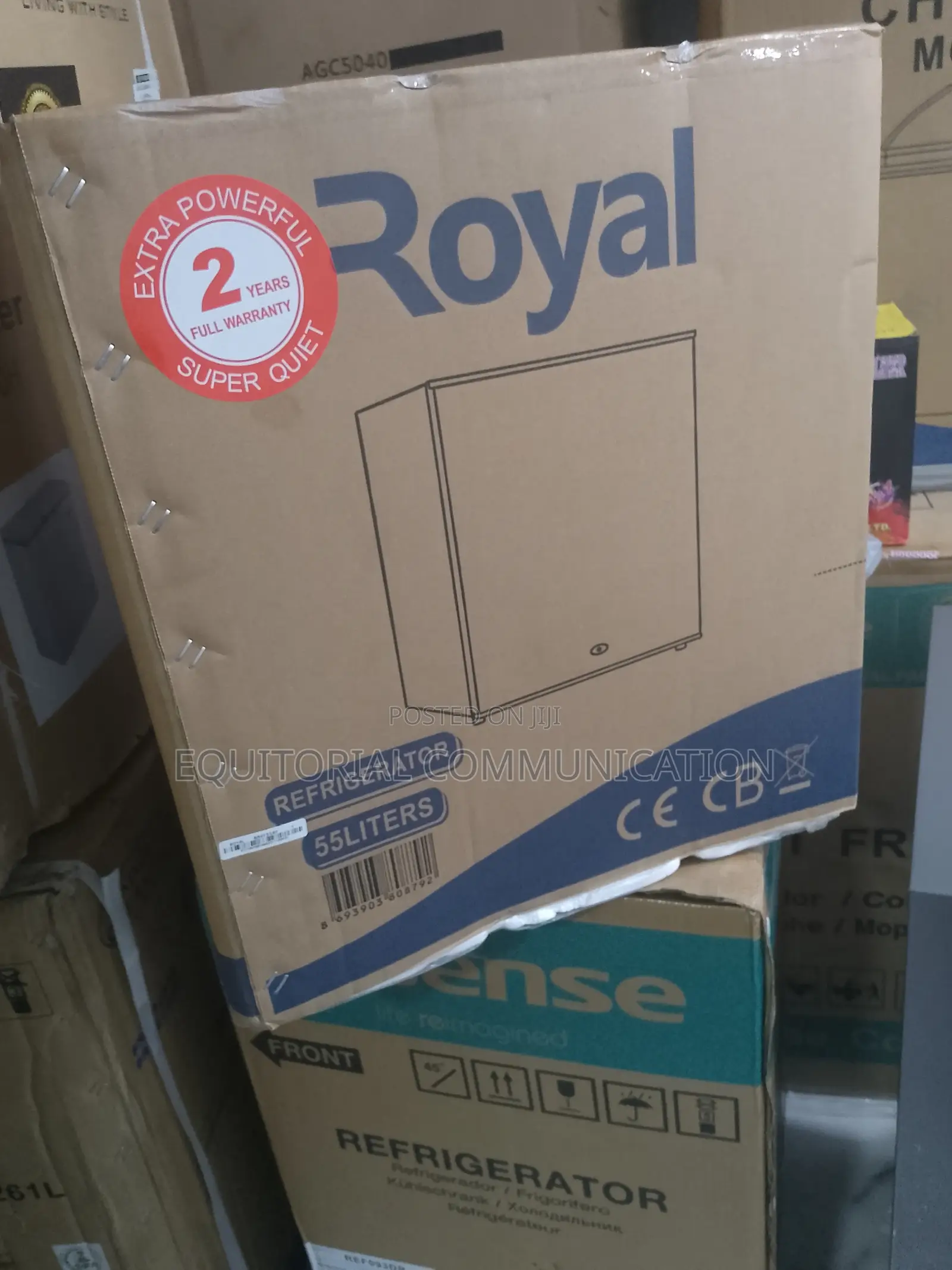 Royal 55L Refrigerator Direct Cool Single Door (RREF55BF)
