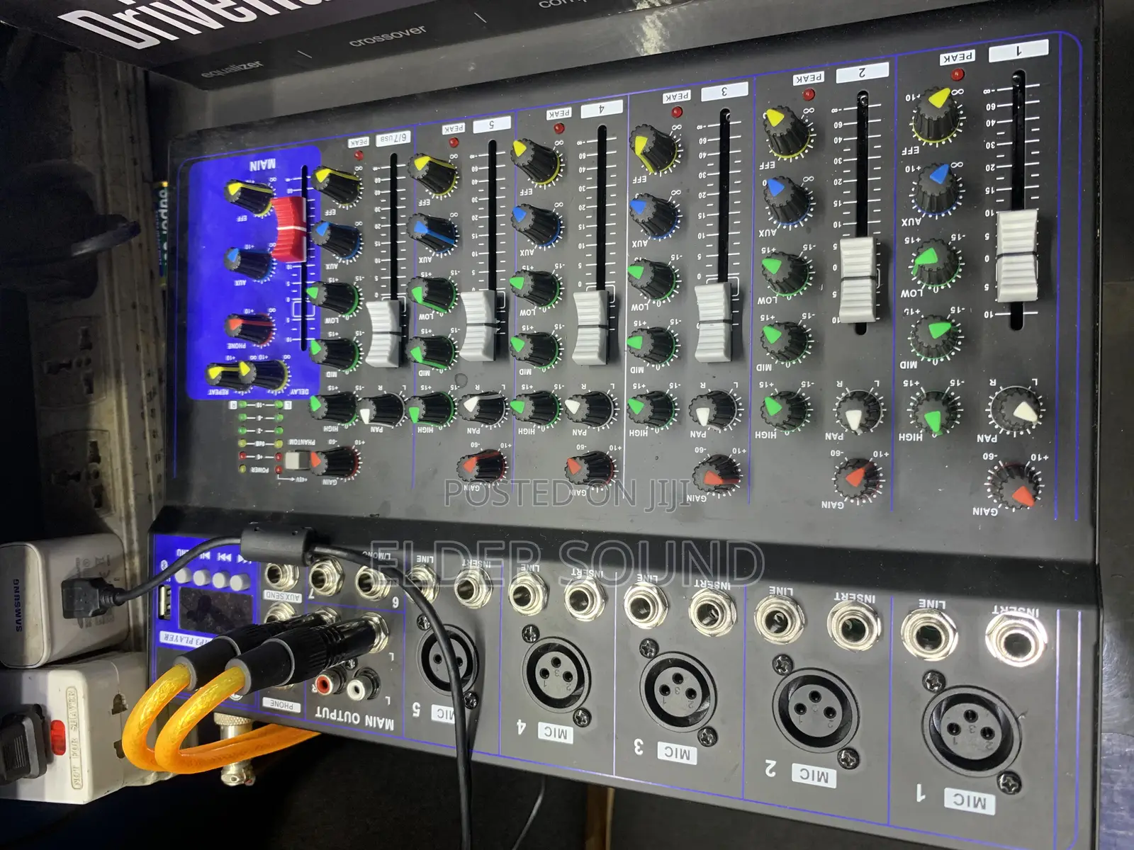 Original F7 Yamaha 7 Channels Mixer With Bluetooth and USB