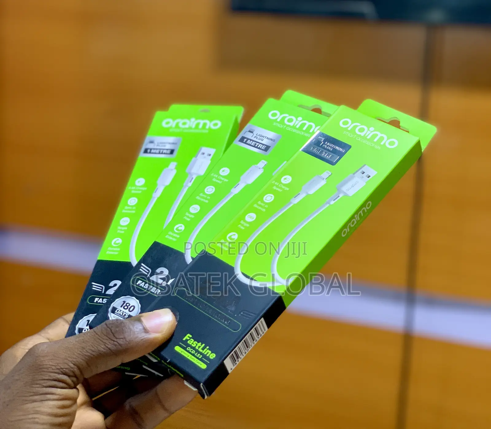 Oraimo 1m USB to iPhone Cable