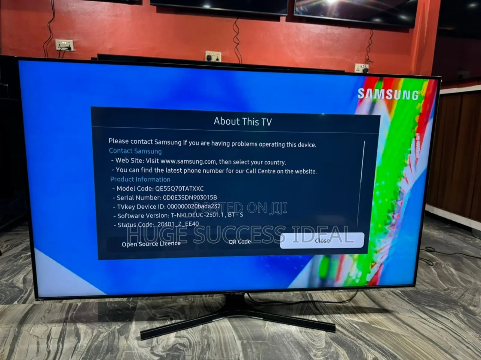 Samsung 55-Inch Class Qled Q70T Series - Uhd TV