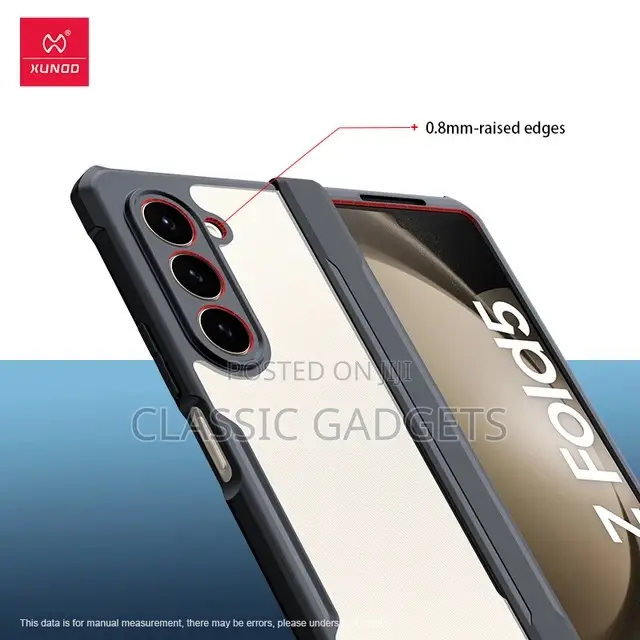 Xundd Transparent Cover For Galaxy Z Fold 6 , 5,4,3