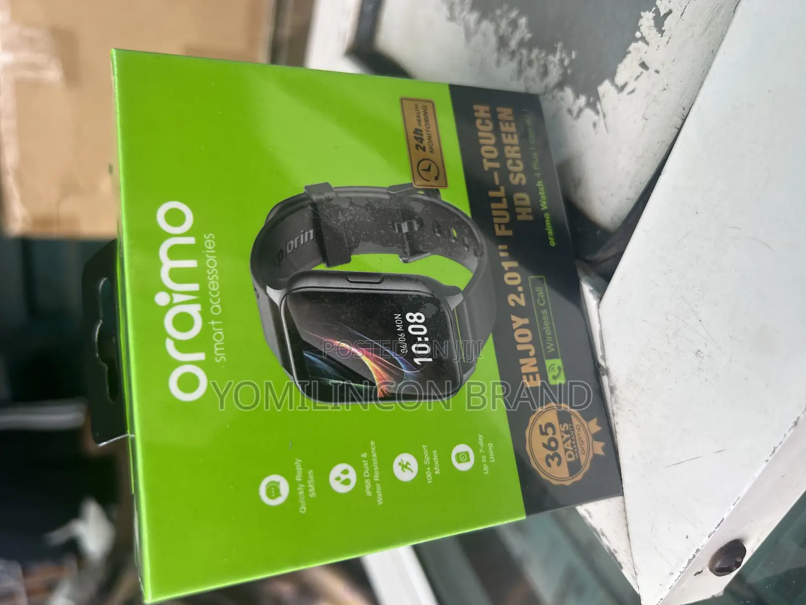 Oraimo Watch 4 Plus 2.01′′ HD IP68 Smart Watch