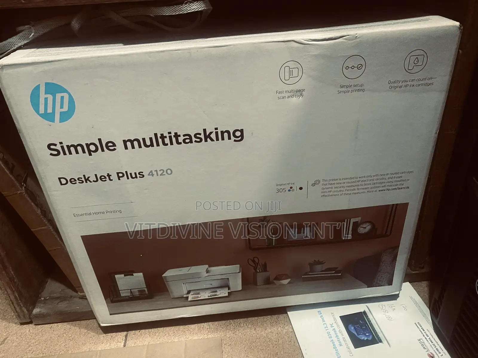 HP Deskjet Plus 4120 All-in-One Printer 3xv14b -305 Ink