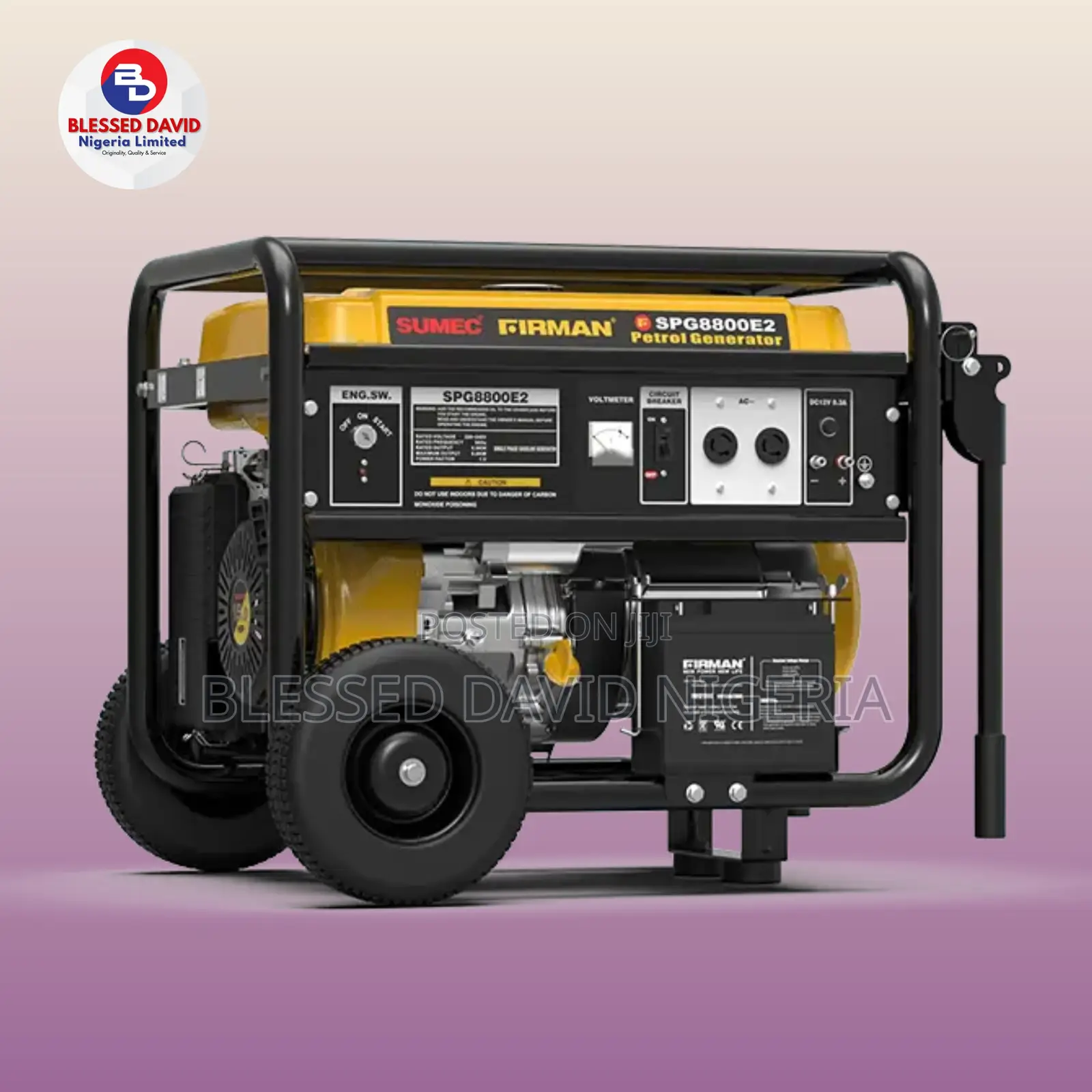 Sumec Firman SPG8800E2, 7.5kva (6.0kw) Key Starter Generator