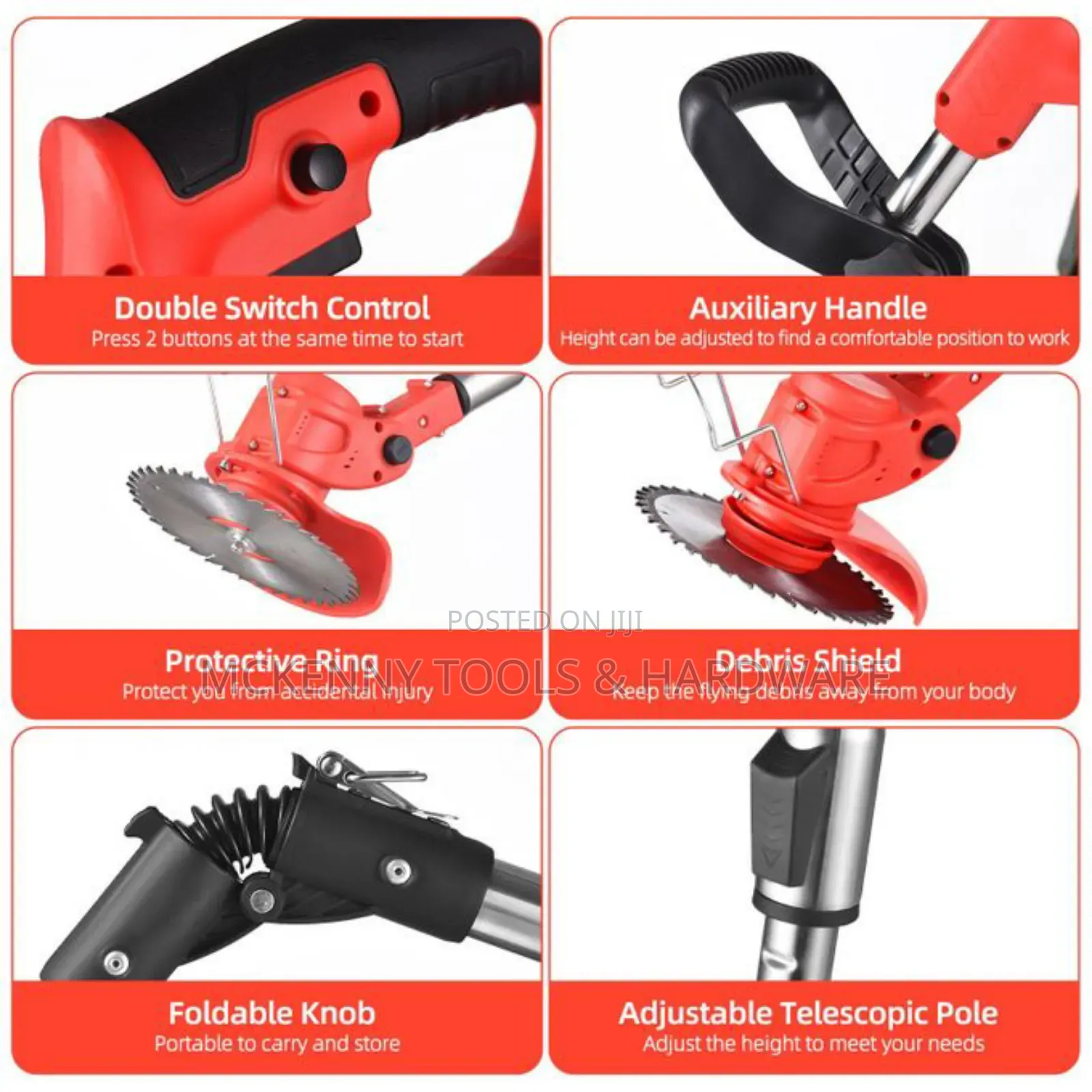 Electric Weeder Cordless 85v 2000mah Weeder Cutting Blades