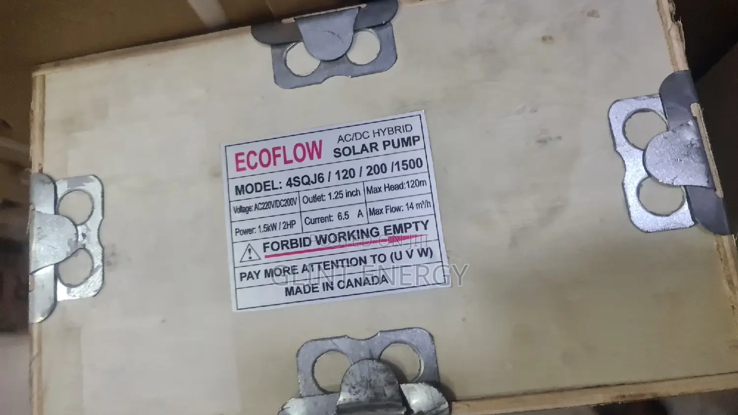 2hp AC-DC Ecoflow Canadian Submersible Water Pump