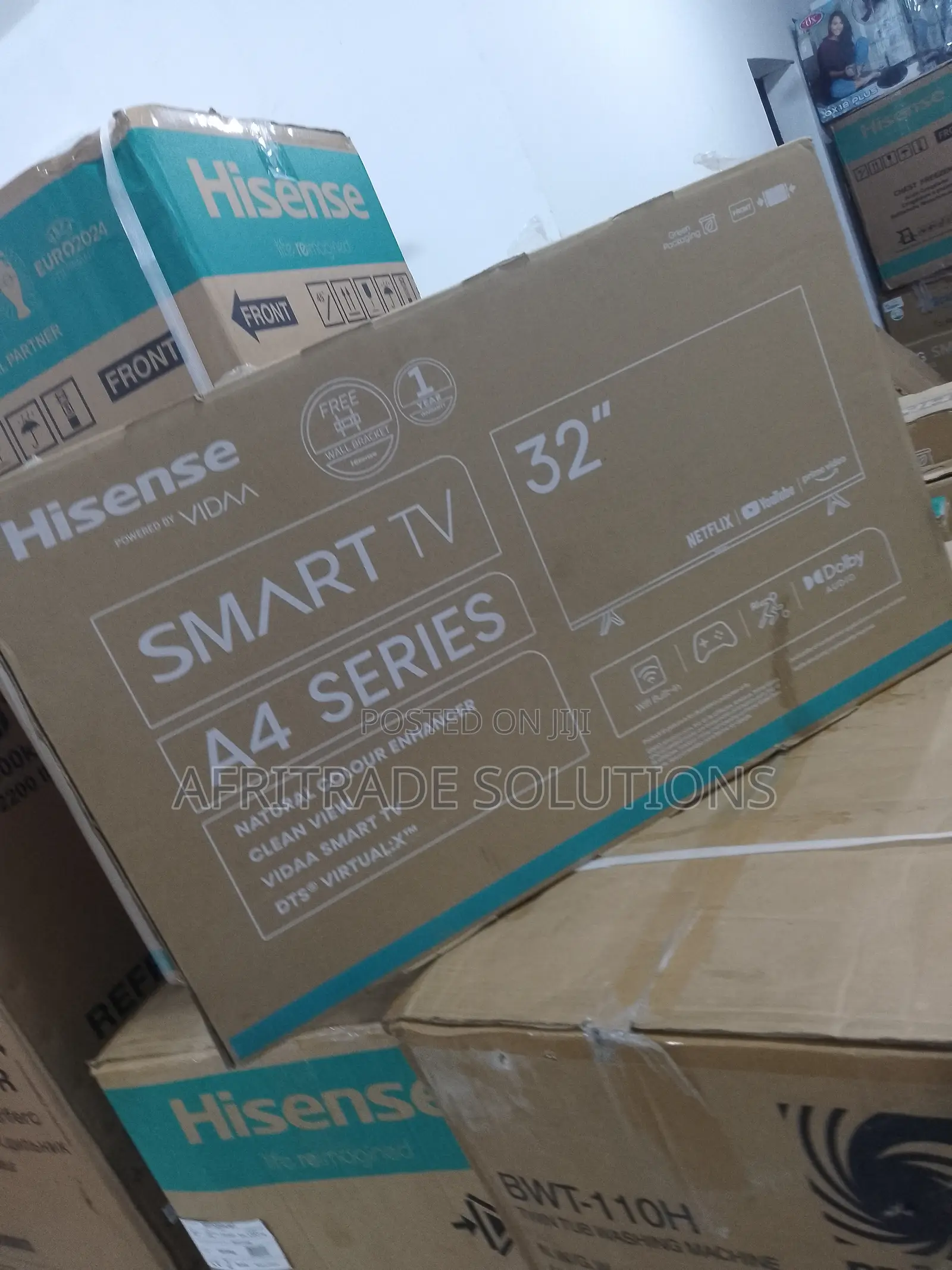 32 Inches Hisense Smart HD Tv- High Contrast