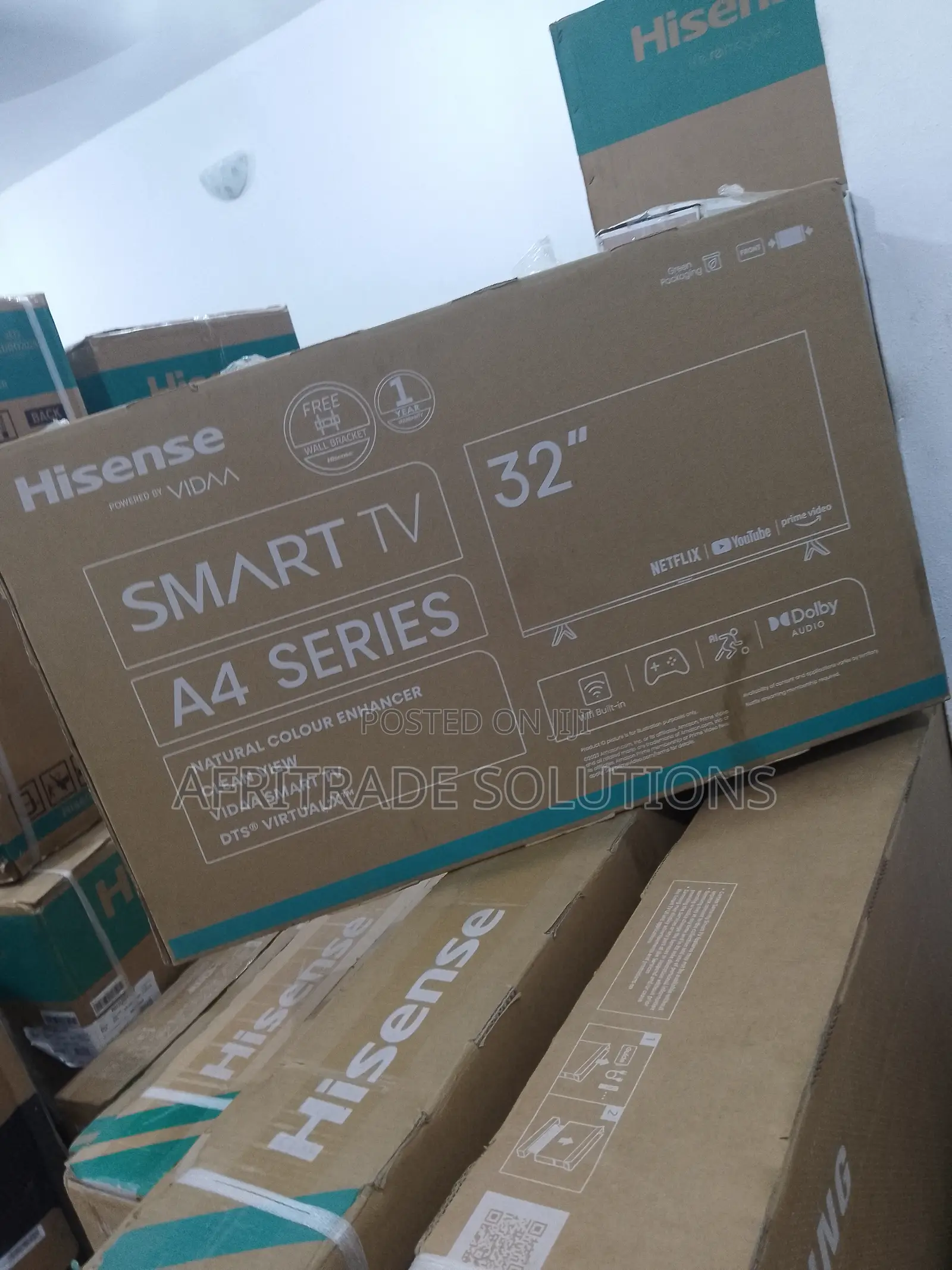 Hisense 32 Inches Smart HD Tv- Dolby Audio