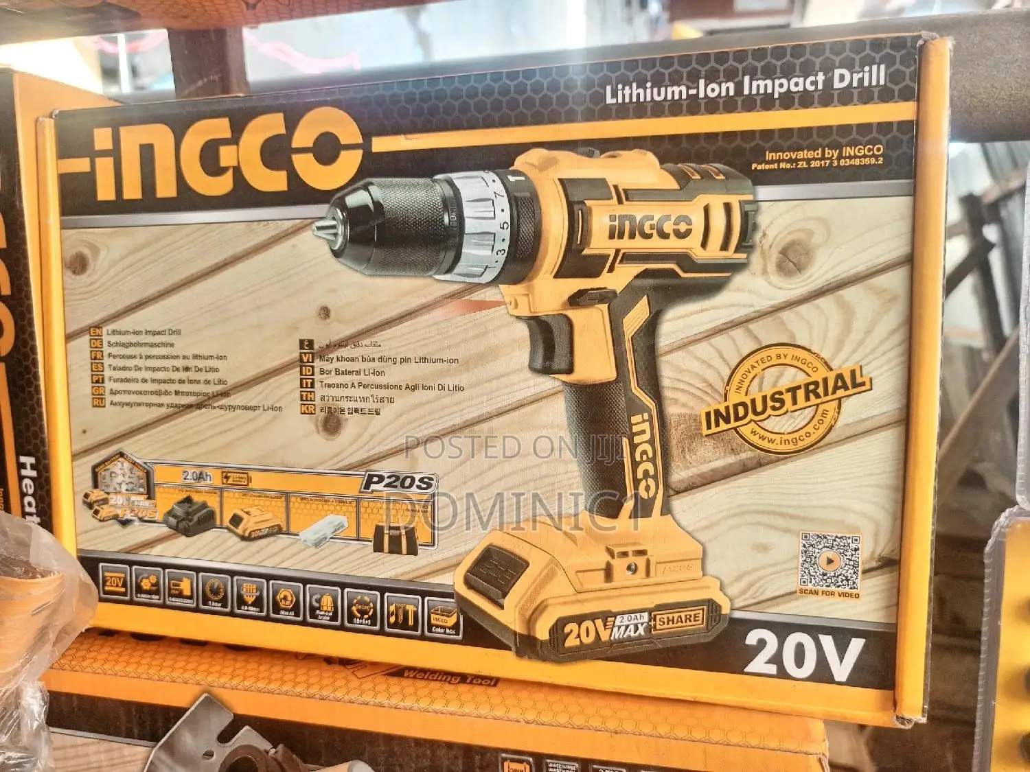 Ingco Lithium-Ion Impact Drill Machine