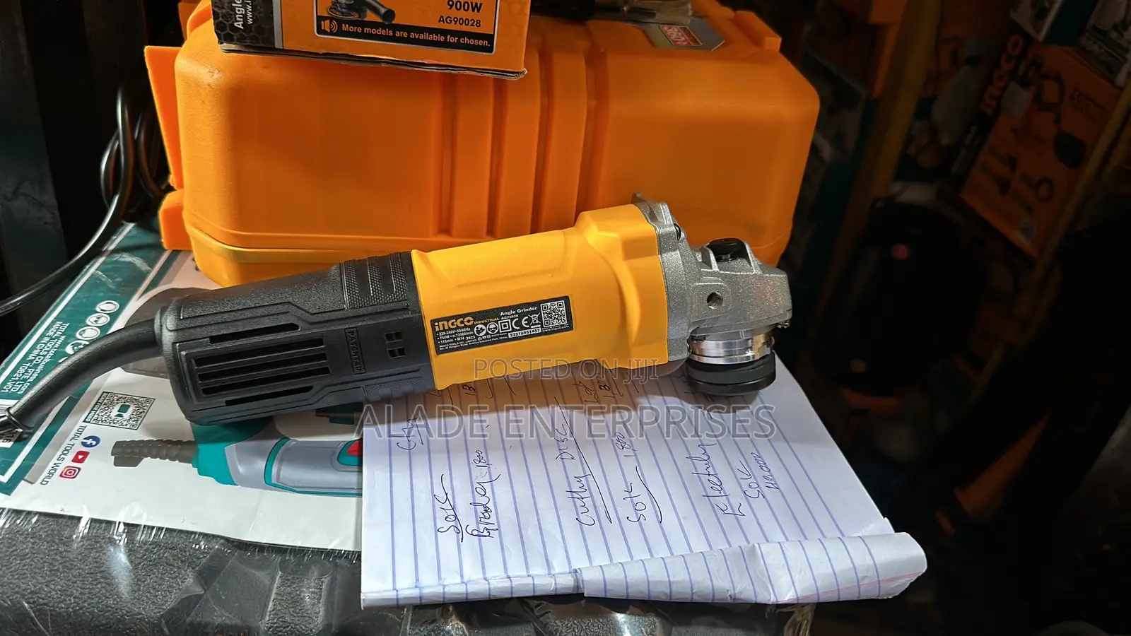 Angle Grinder (750w) Power Ingco