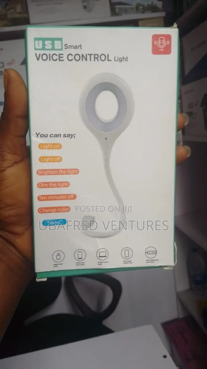 Voice Controlled Led Night Light Smart Usb Desk Lamp