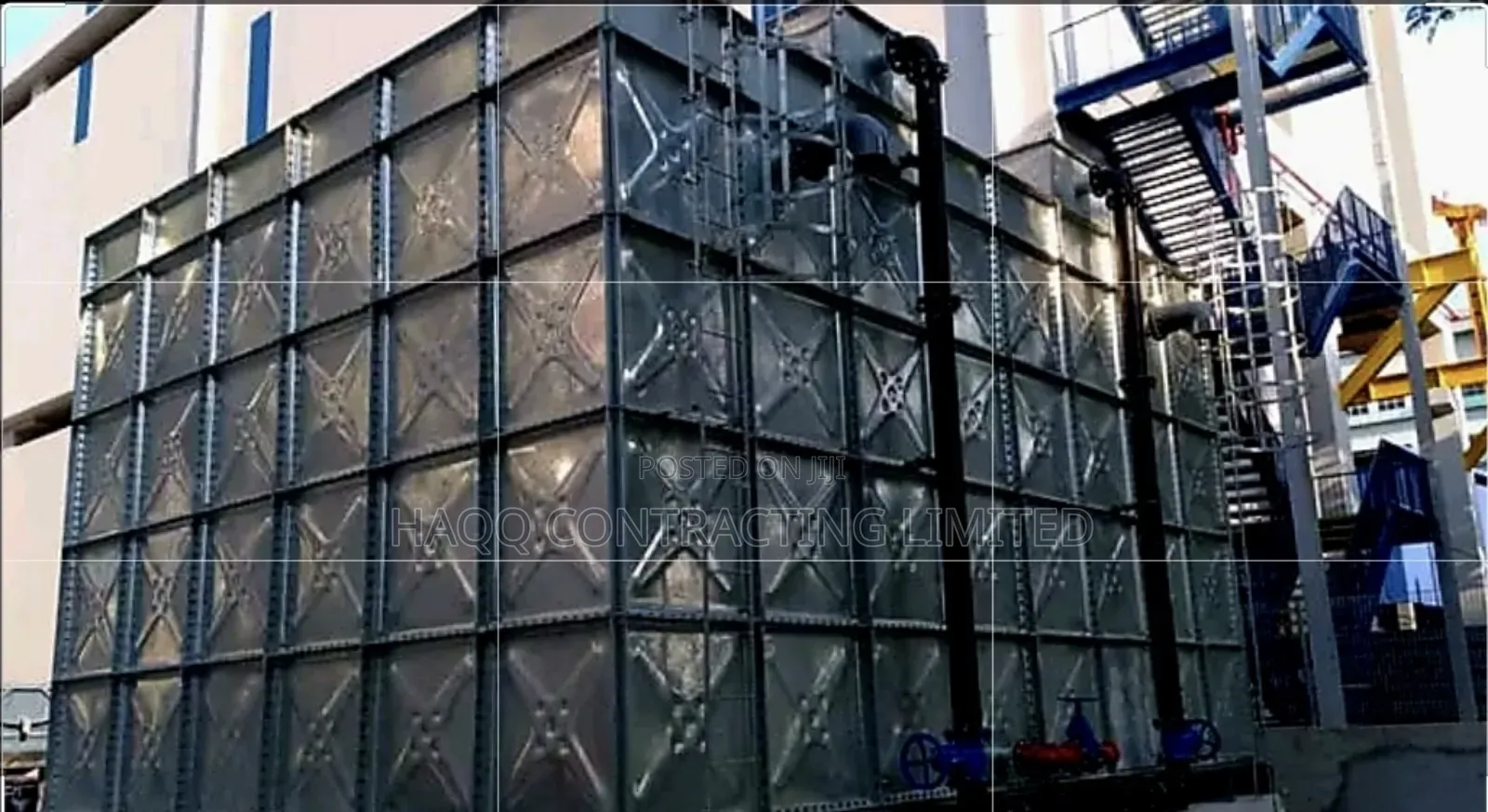 Water Tank Construction/Pressed Steel Braithwaite Water Tank