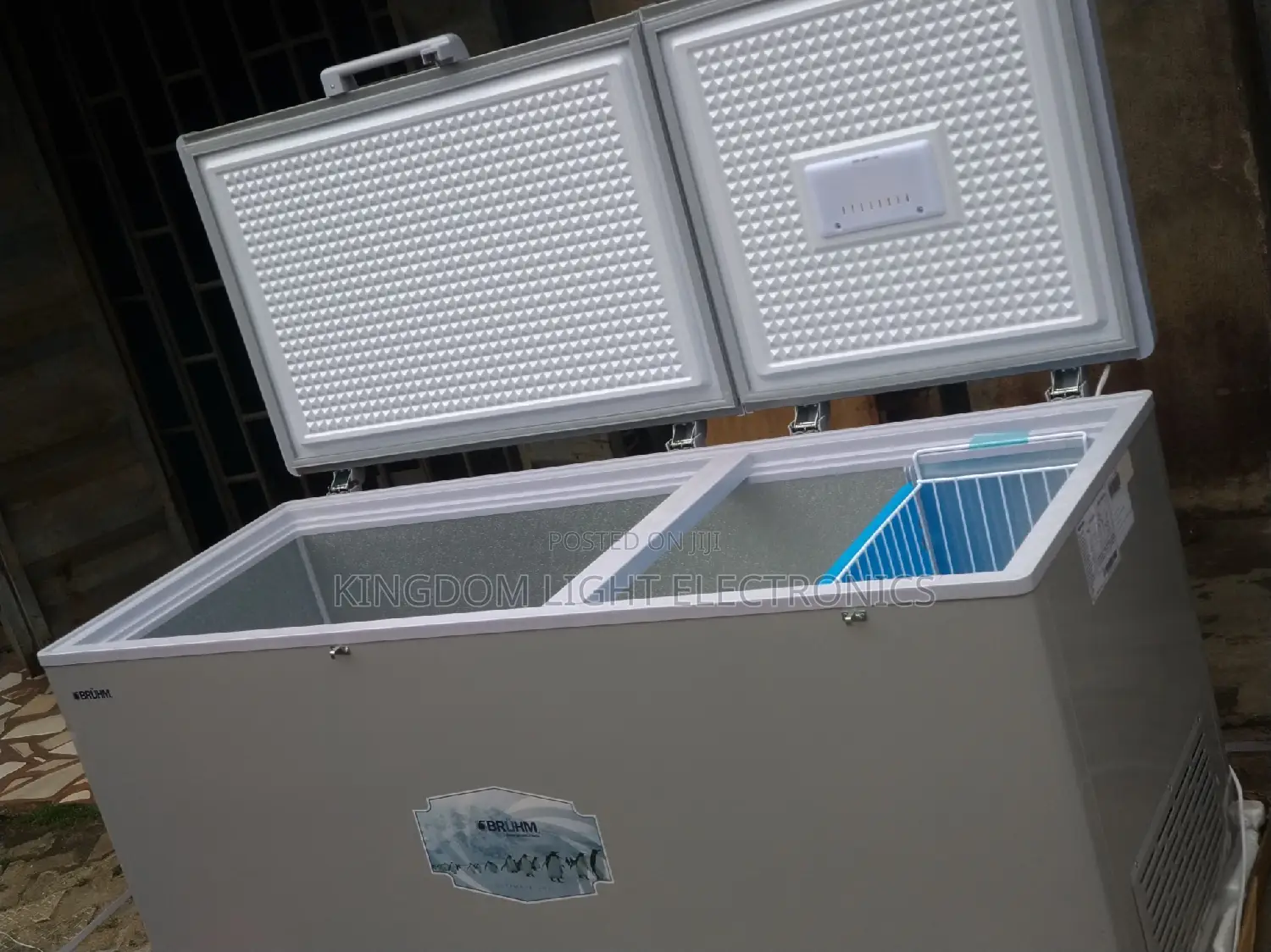 Original Bruhm Double Door Chest Freezer 600 Liters