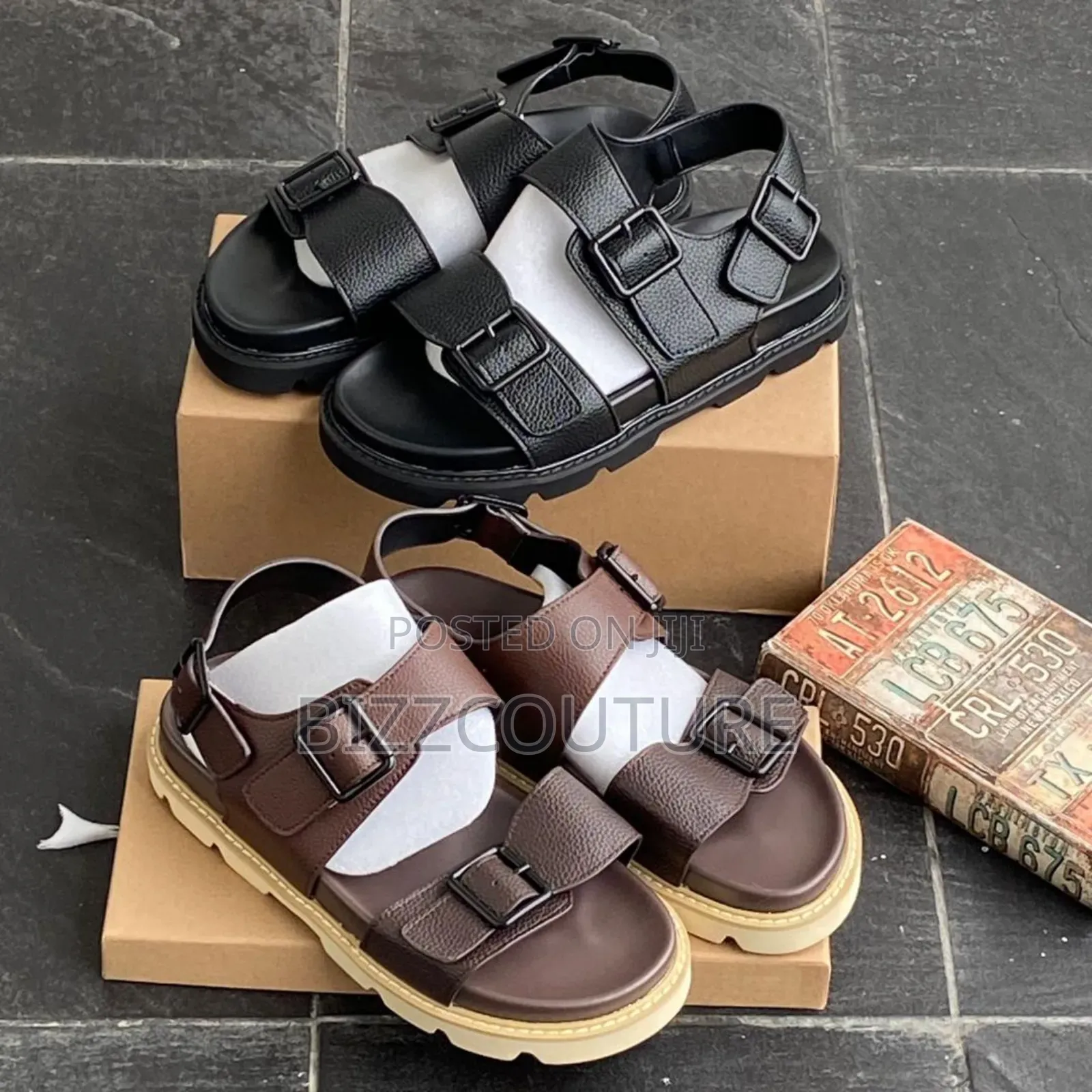 Original ZARA Double Buckle Sandals Available in Store