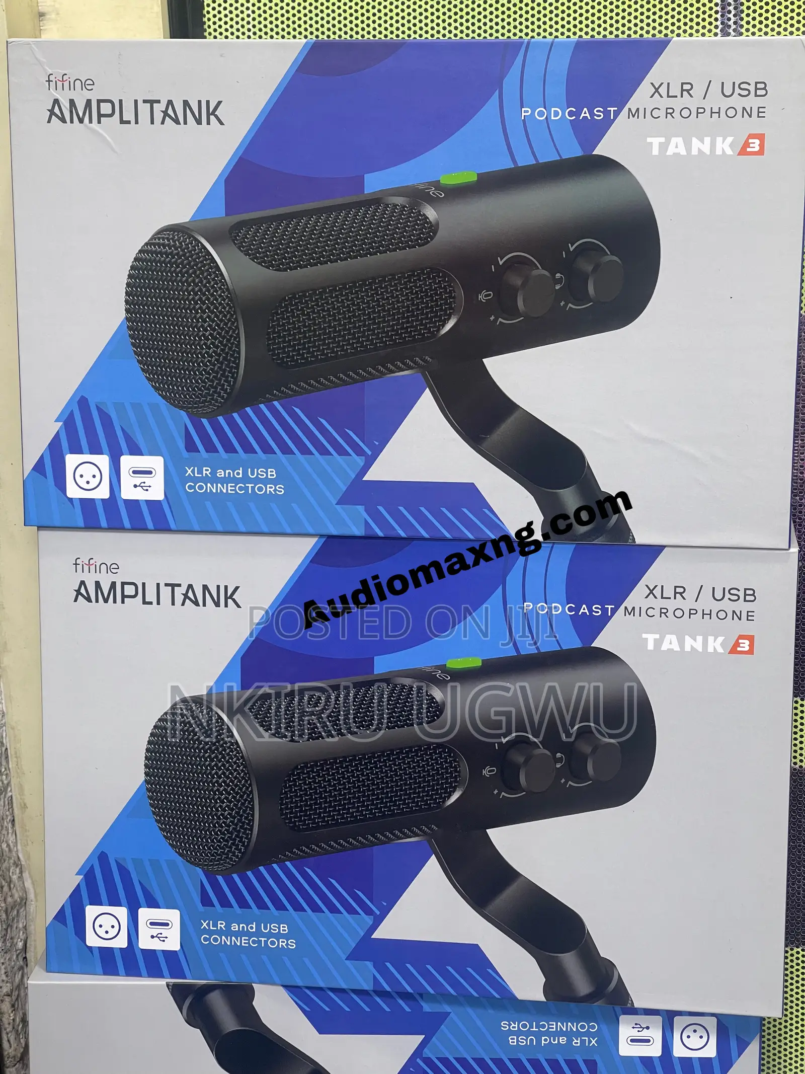 Fifine Tank3 Usb/Xlr Dynamic Mic With I/O Control