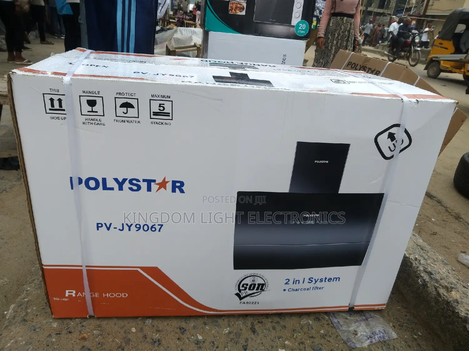 Original Polystar Kitchen Heat Extractor Rangehood 60x90cm