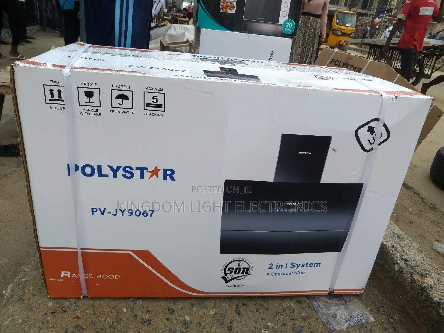 Original Polystar Kitchen Heat Extractor Rangehood 60x90cm