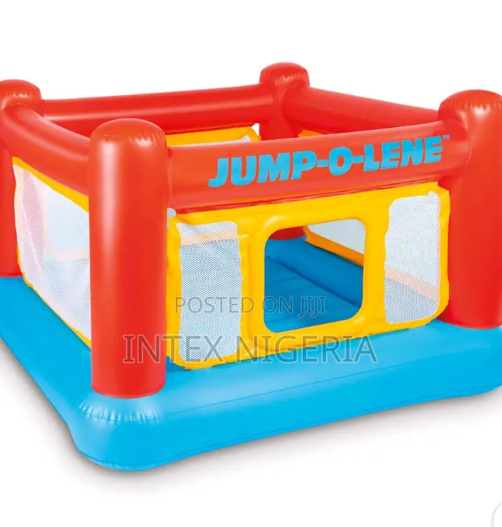Intex Jump-O-Lene Tm Trampolin Playhouse With 25pcs Balls