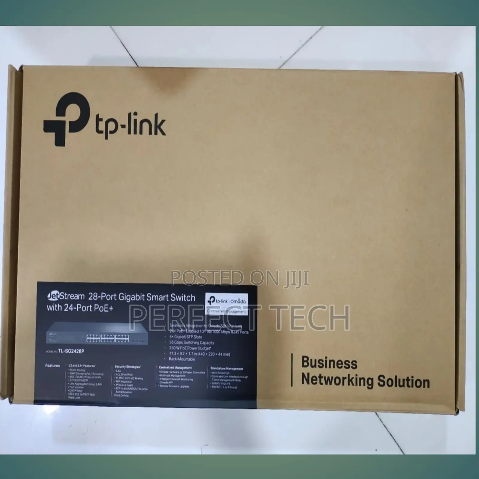 Jetstream 28-Port Gigabit Smart Switch With 24-Port Poe+