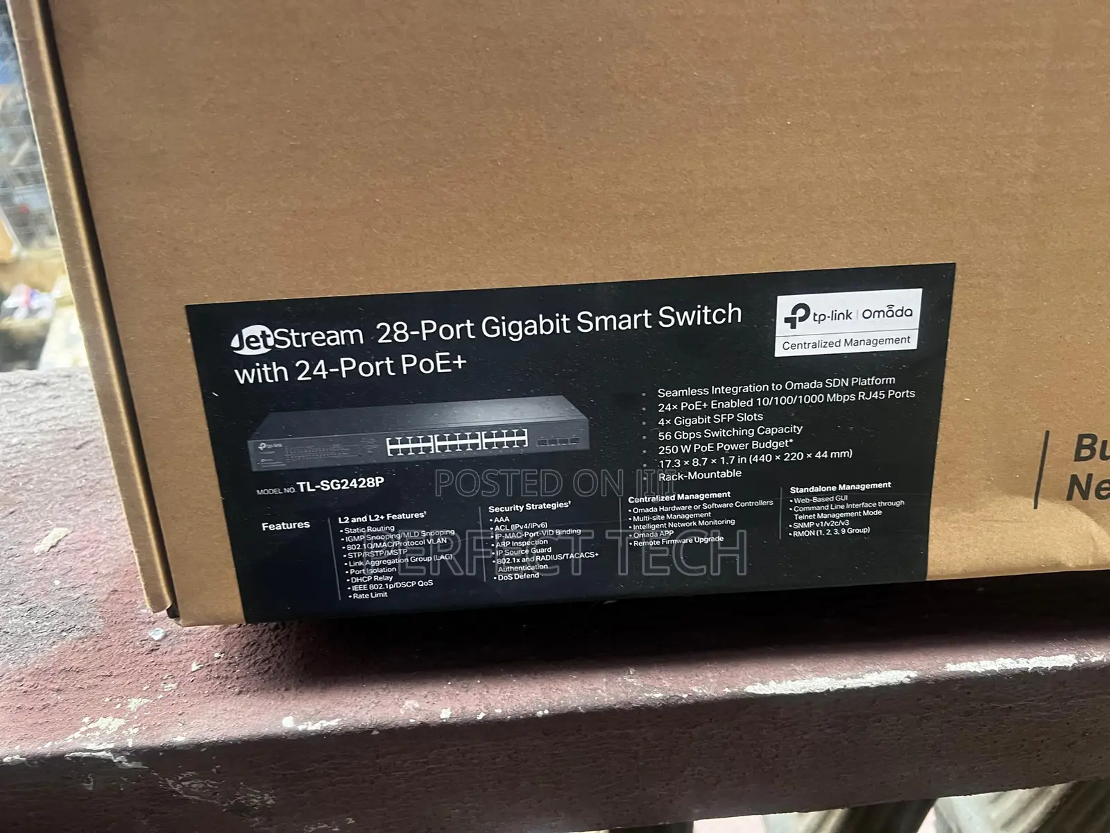 Jetstream 28-Port Gigabit Smart Switch With 24-Port Poe+