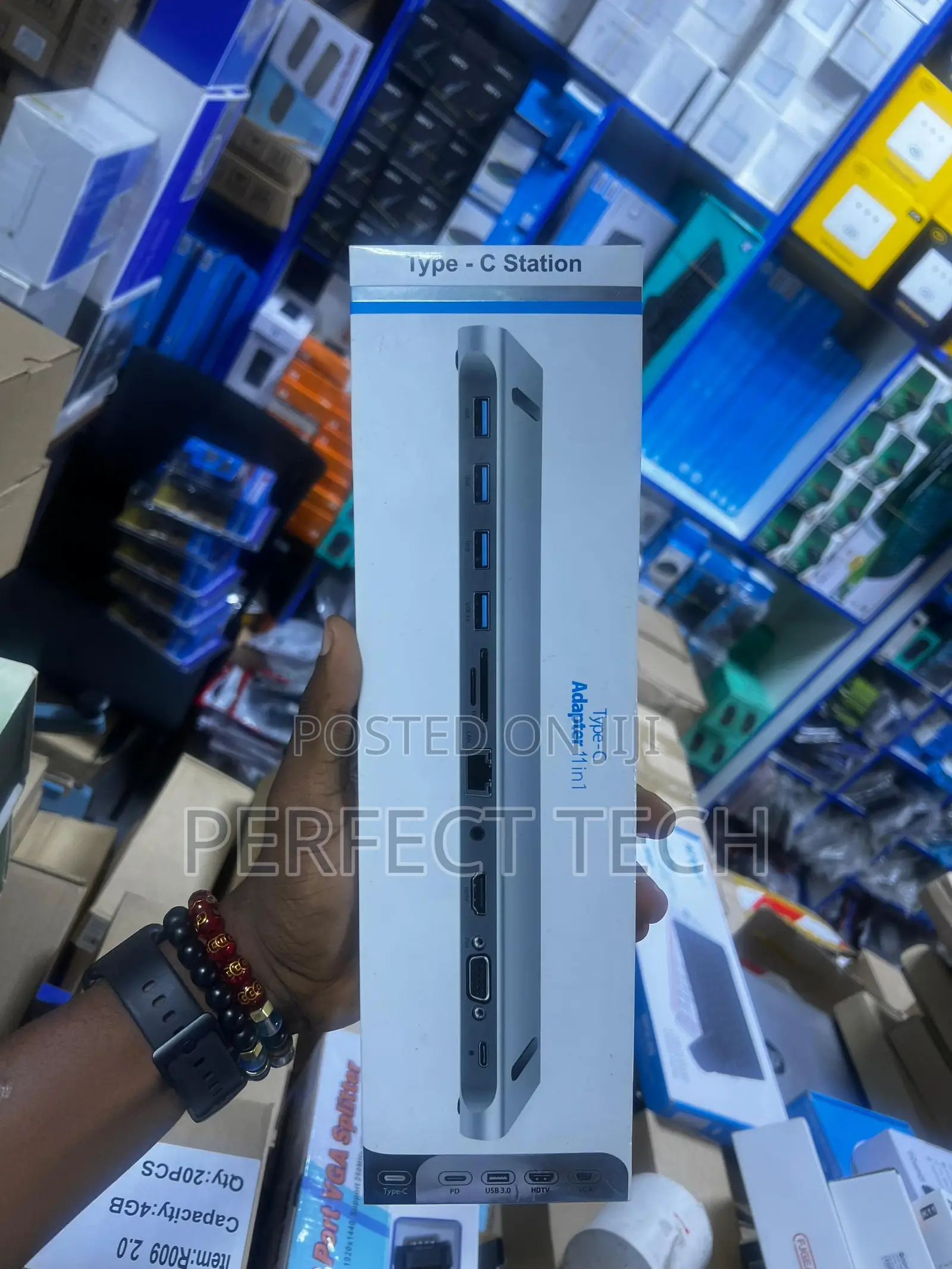 Type-C Adapter 11 in 1 Docking Station