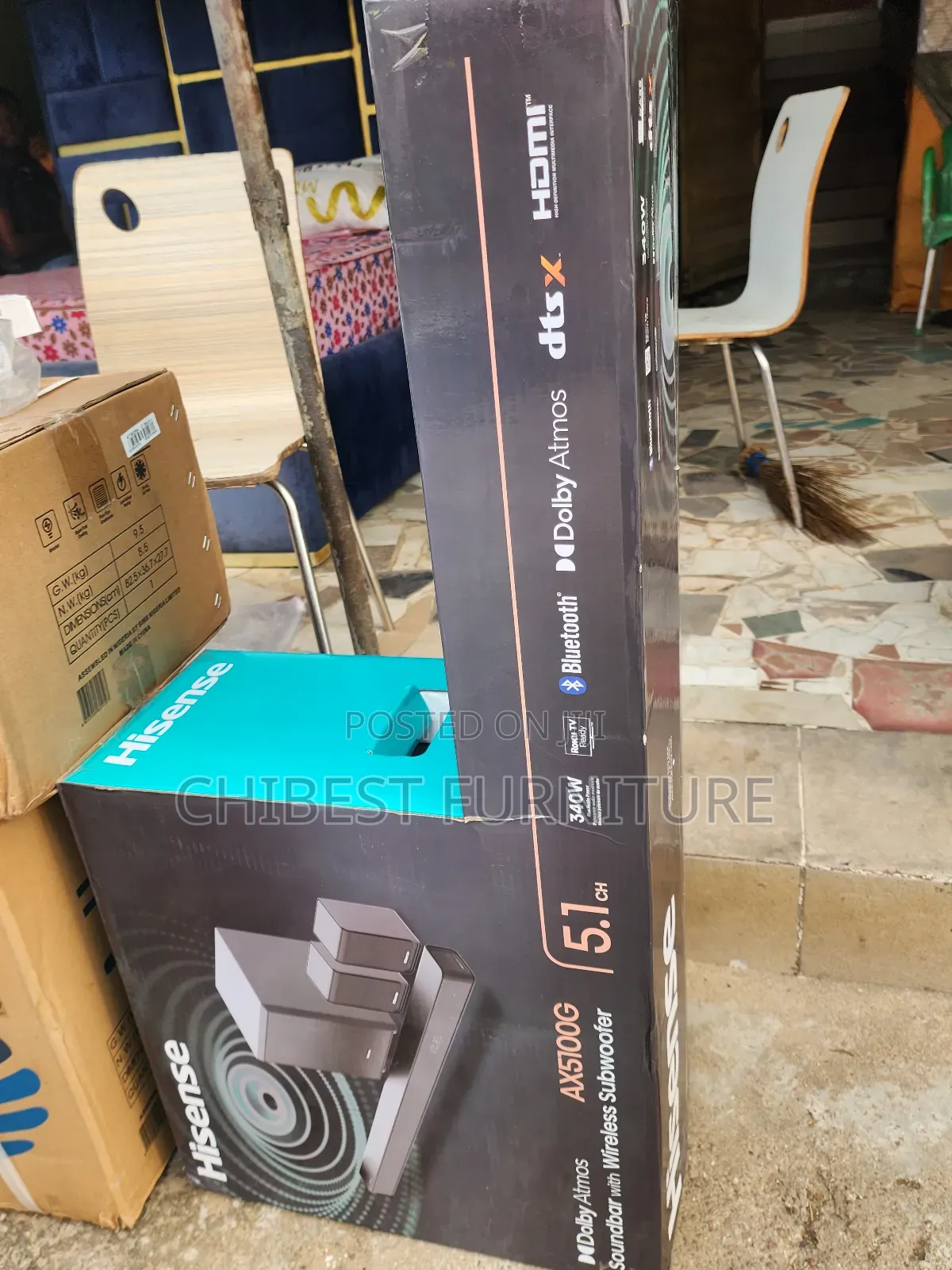 Quality Imported 340watts Soundbar With Wireless Subwoofer