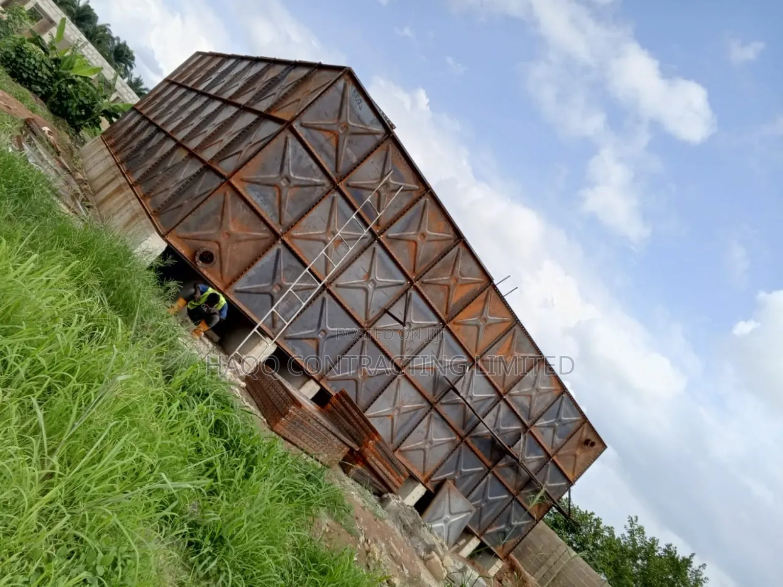 Pressed Steel Braithwaite Water Tank Construction