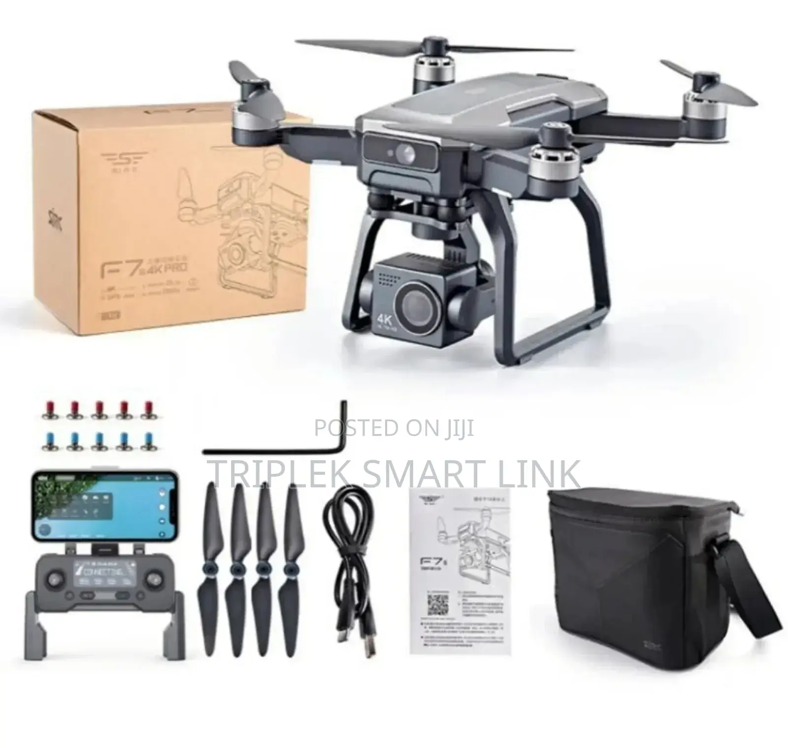 F7s Pro 3-Axis Gimbal Obstacle Avoidance GPS 5g Drone
