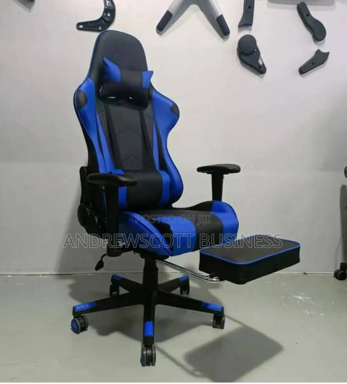 Gaming Chair Red Black Blue Black